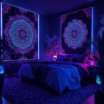 UV reactive room decor