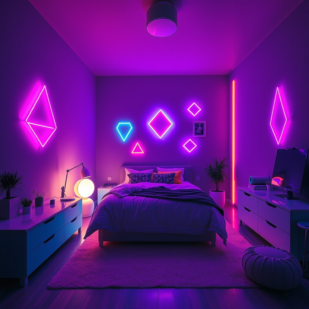 UV reactive room decor - Illustration 1
