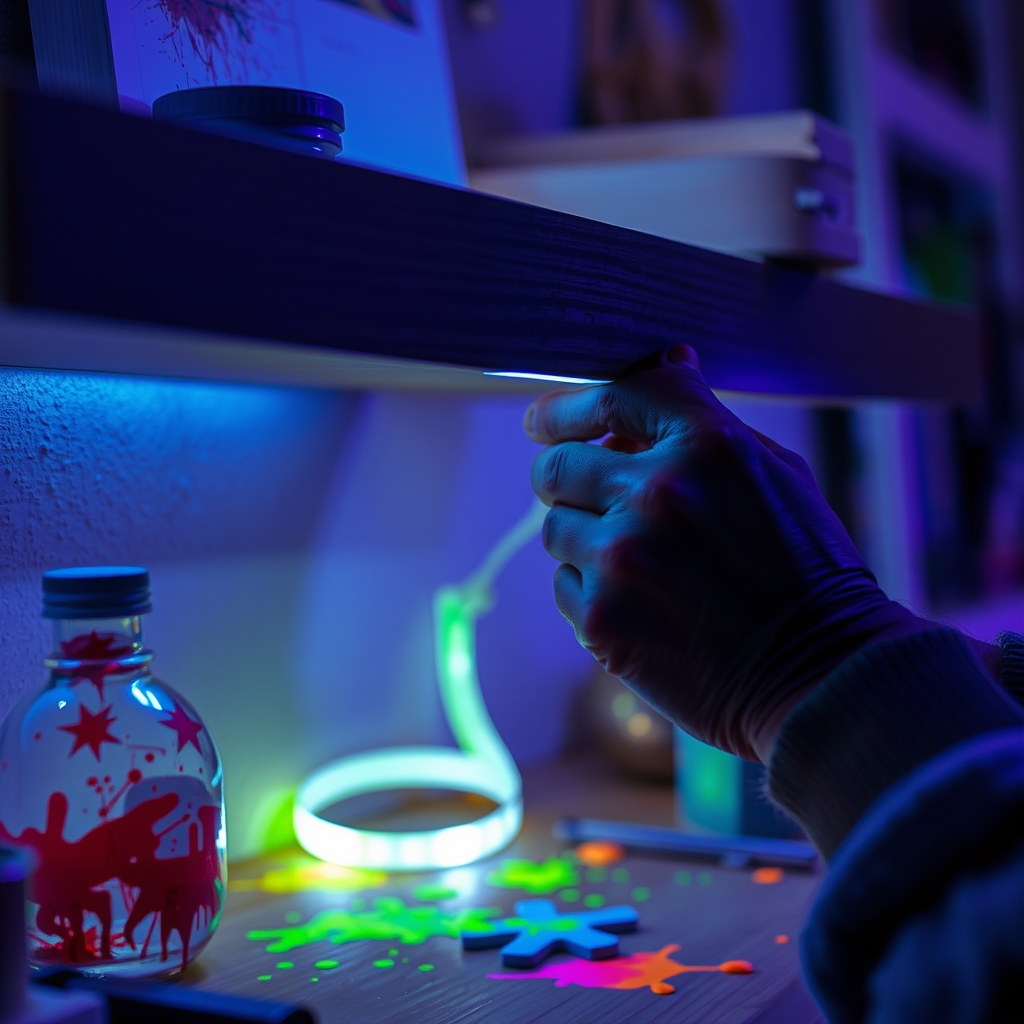 UV reactive room decor - Illustration 2