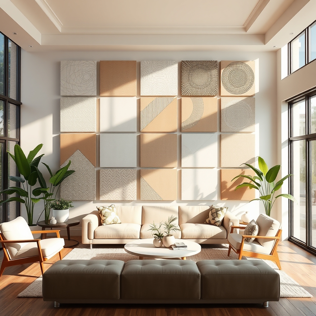 acoustic panel decor - Illustration 1