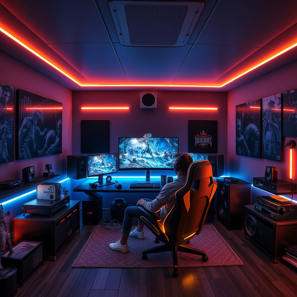 immersive gaming room - Illustration 3