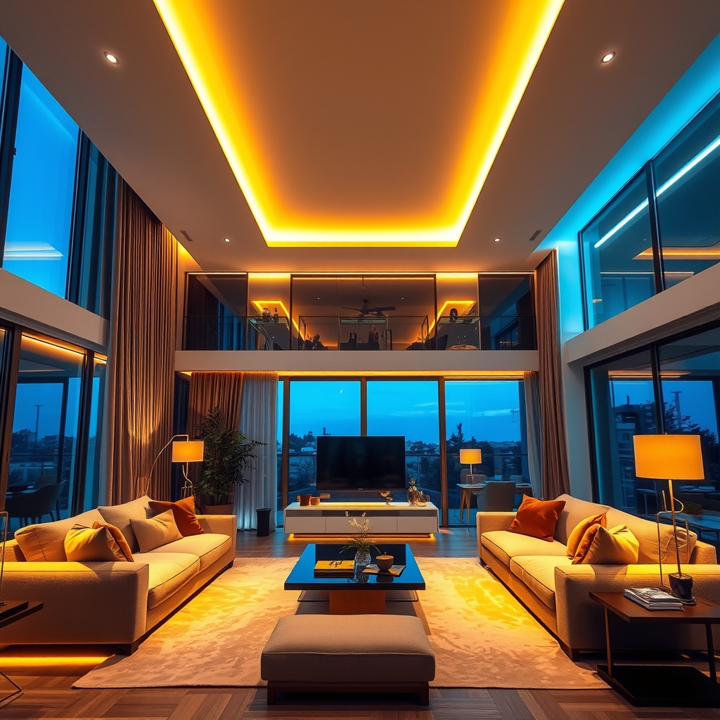 smart lighting scenes - Illustration 1